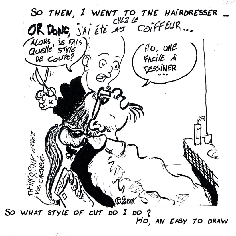 coiffeur de dessinateur txt insta